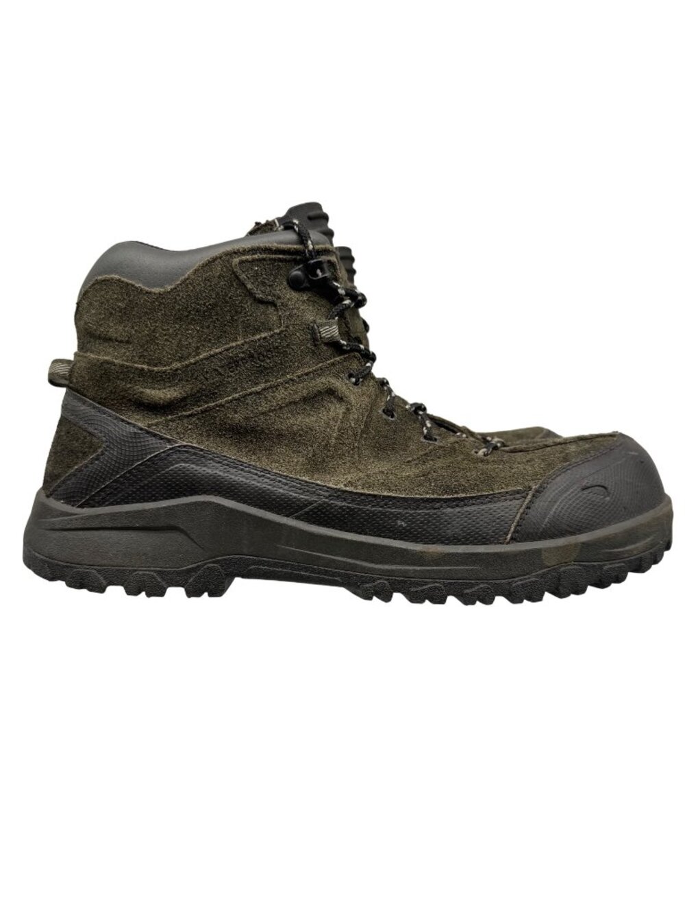Red Wing Green Suede Black 6608 TRBO EH Safety Toe Hiker/Work Boots Men sz 10.5